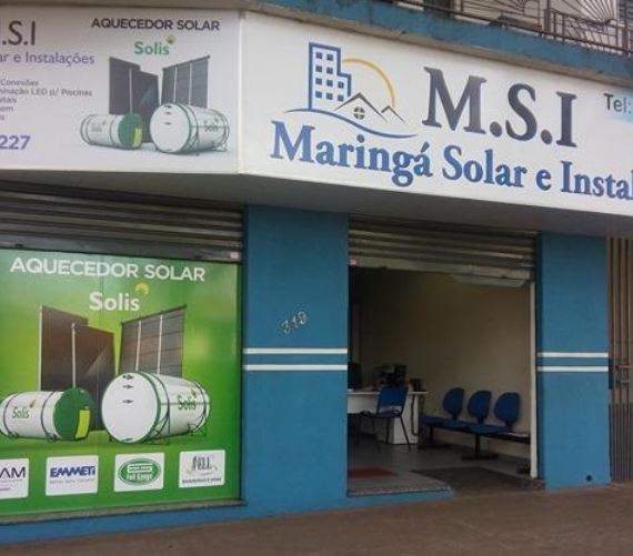 Fachada MSI Maringá Solar e Bombas Schneider